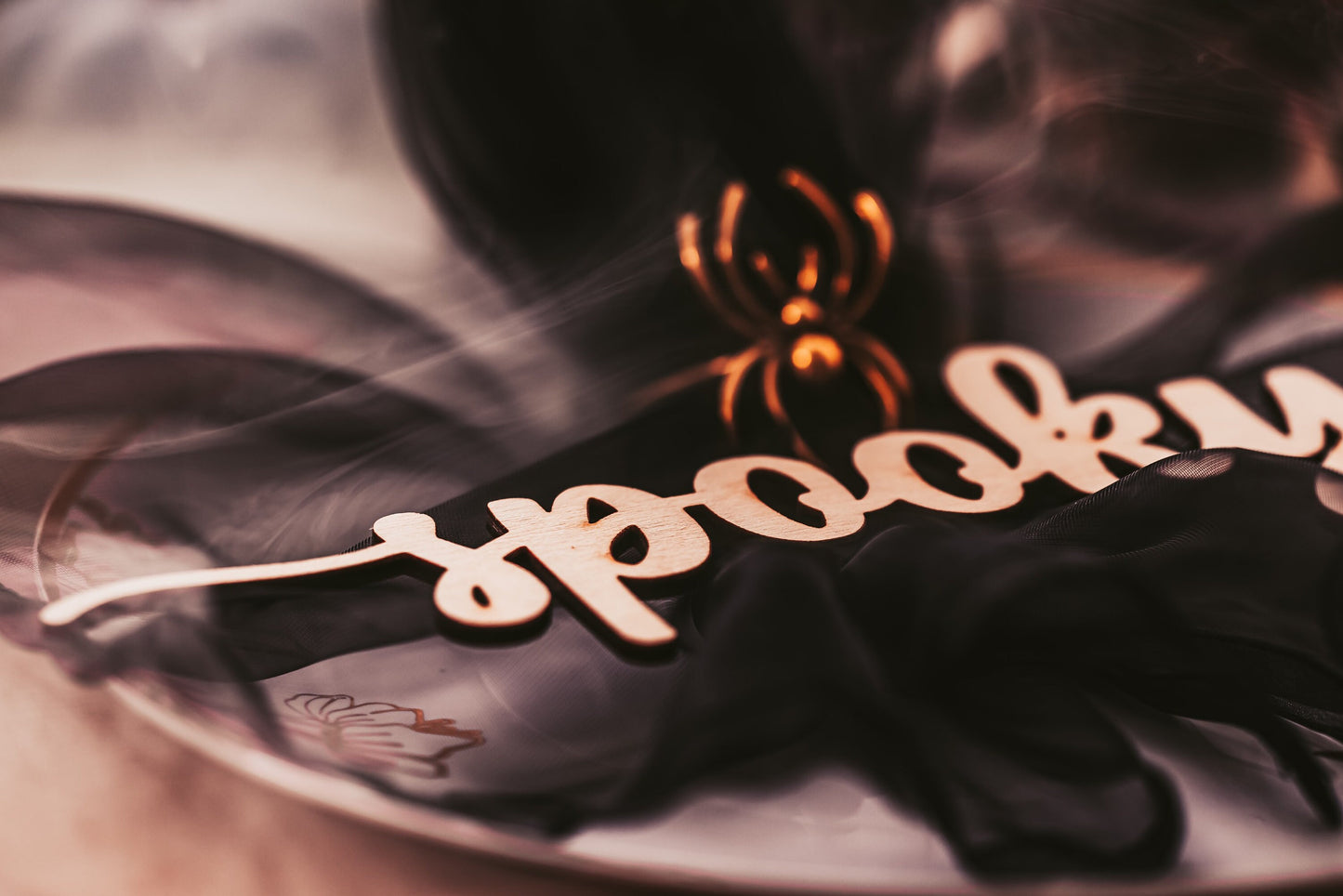 Halloween 10 Inch Place Cards For Halloween Dinner Party Decorations, Scary Halloween Place Card Decor For Spooky Dinner Party