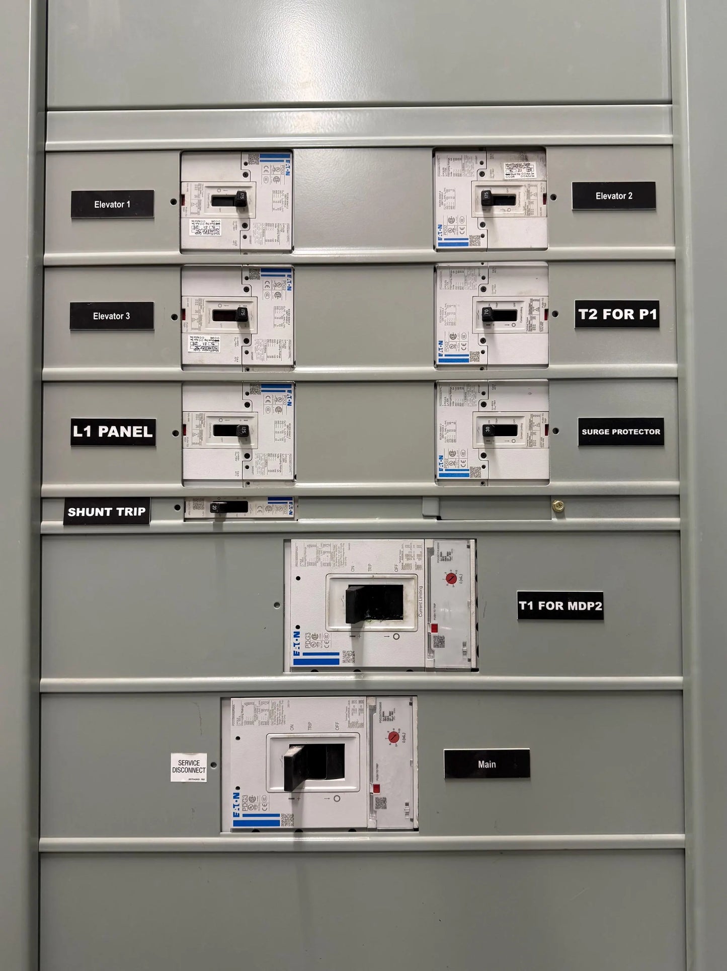 Electrical Tags Meter Box Plates Electric Panel Labels, Phenolic Label UV Resistant Labels For Outdoor Exposure Use Adhesive Back INCLUDED