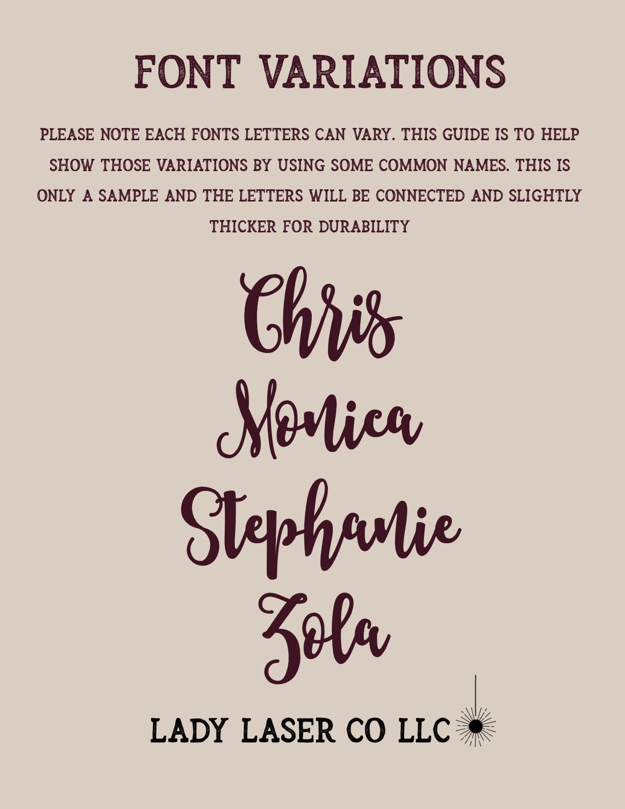 Personalized Cute Laser Cut Wedding Name Place Cards