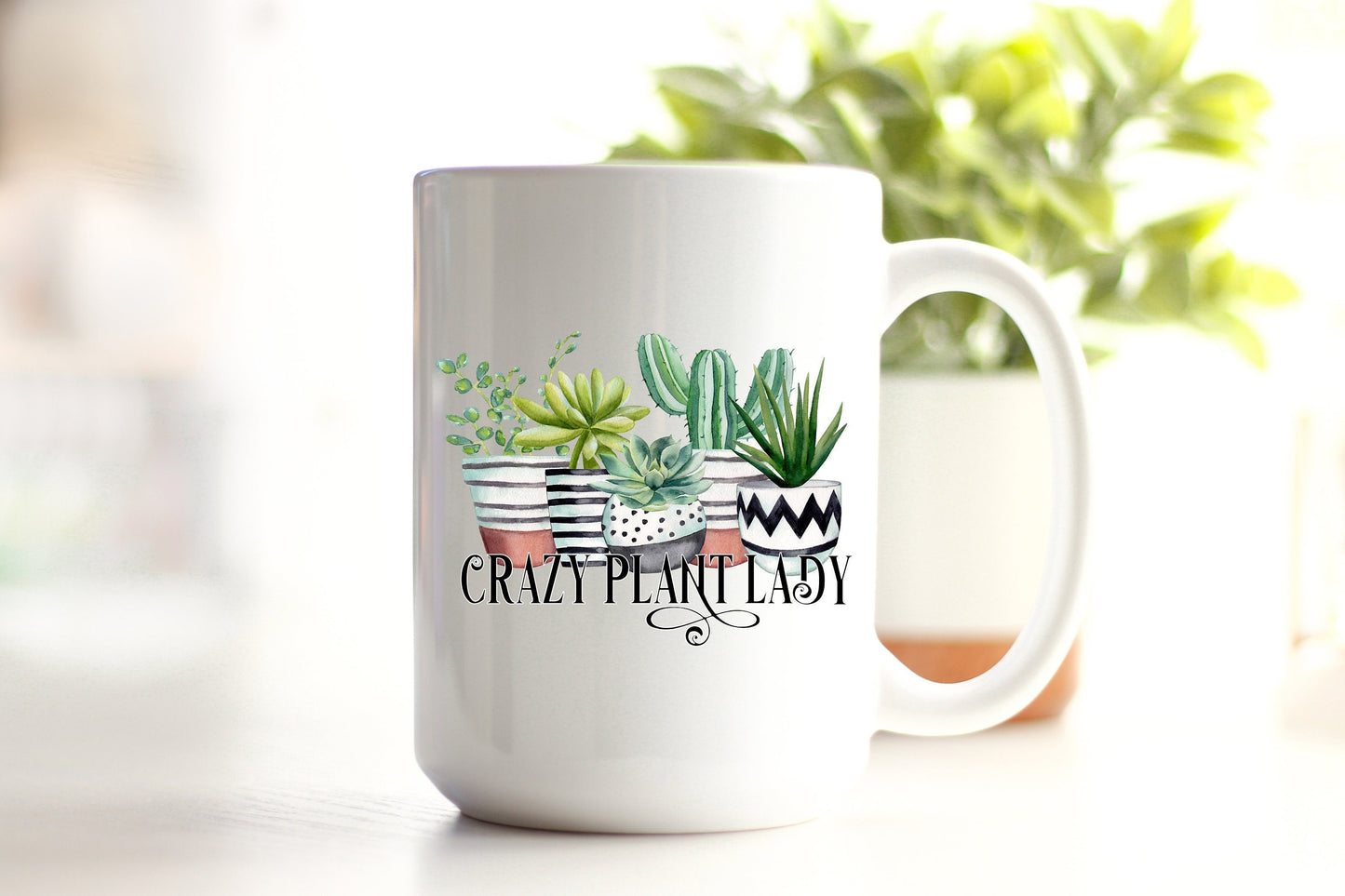 Crazy Plant Lady Mug Funny Birthday Gift For Mom, Funny Crazy Plant Lady Coffee Mug Gift For Her