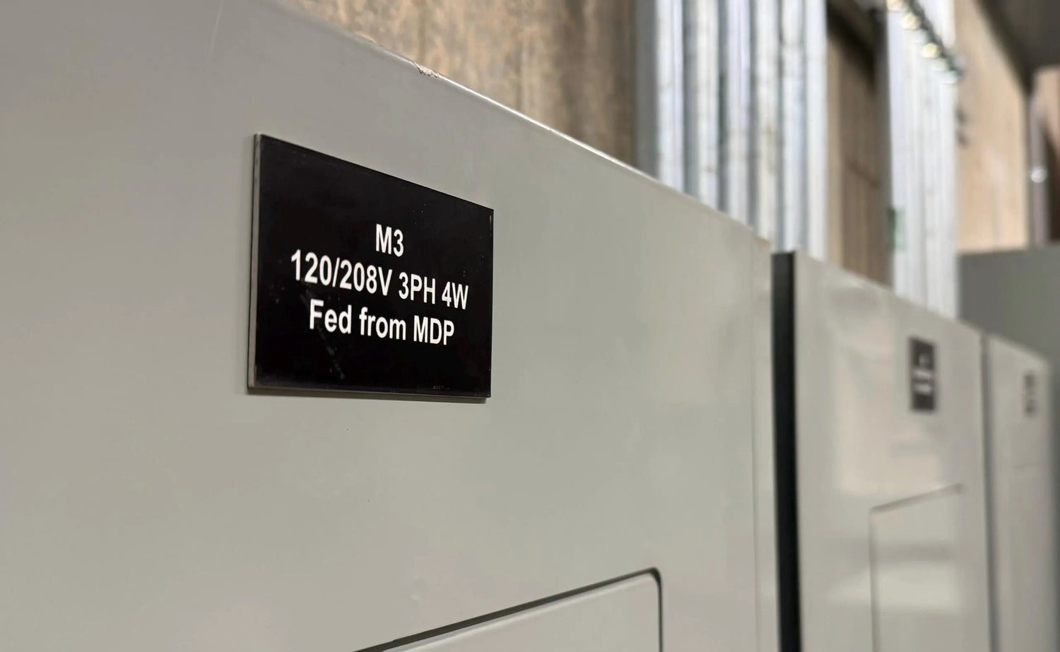 UV Resistant Electrical Panel Labels with Adhesive Backing