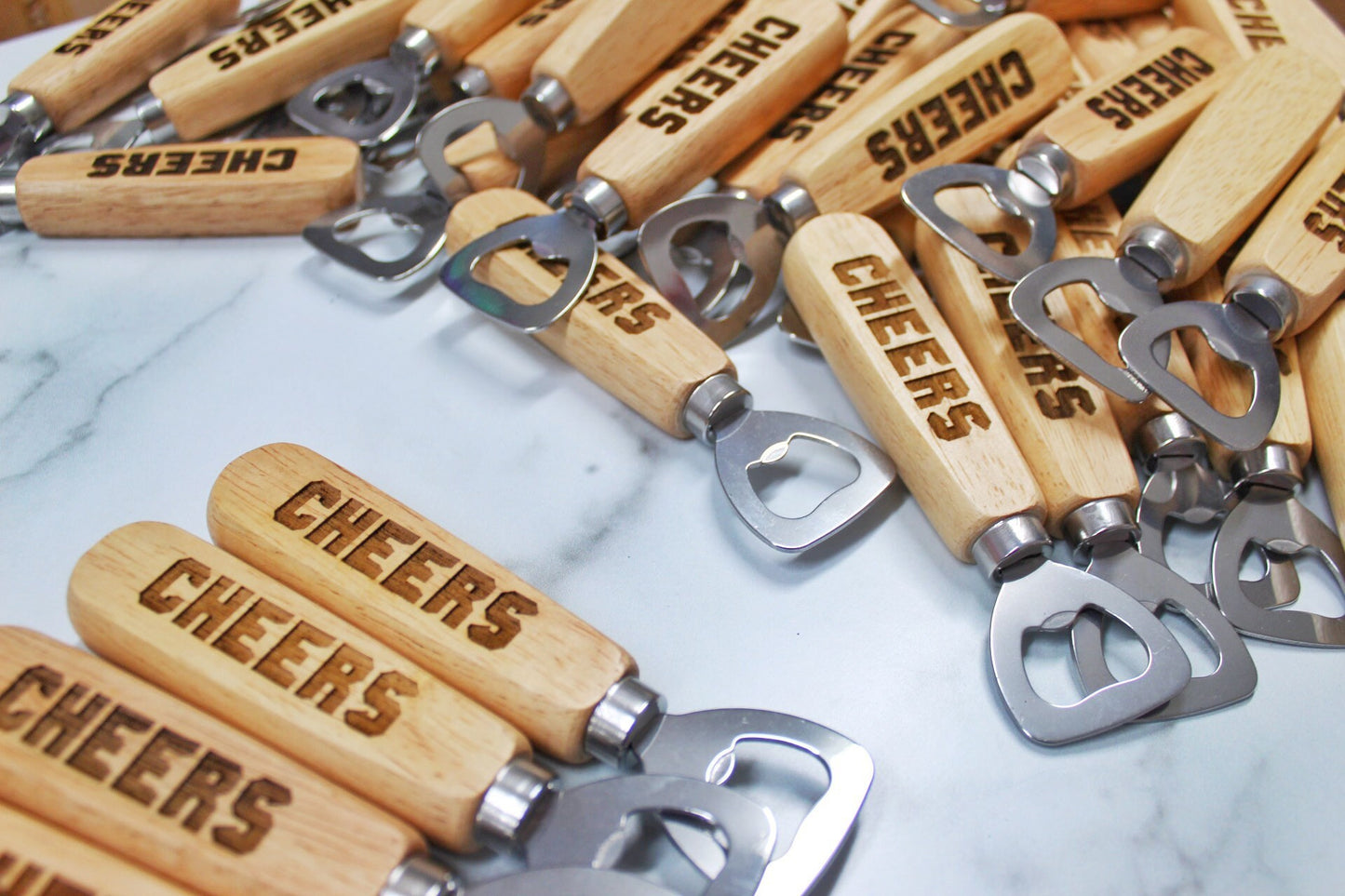 Cheers Wooden Bottle Opener Birthday Party Favors, Custom Birthday Party Favors For Him Black Friday Sale