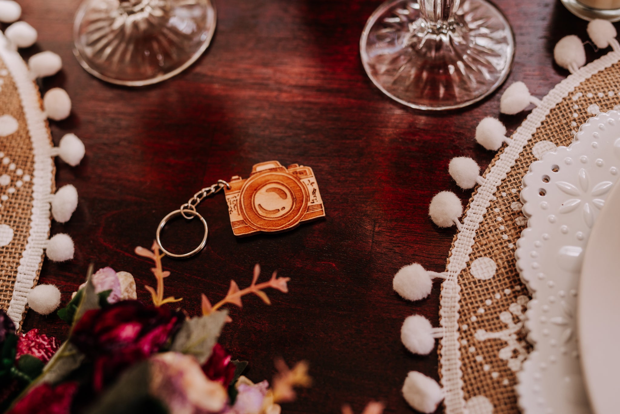 Cute Camera Photographer Gift For Her, Photography Camera Key Fob Gift For Photog