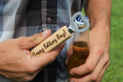Happy Fathers Day From The Reasons You Drink Personalized Bottle Opener Gift For Dad, Funny Personalized Fathers Day Beer Gift Idea For Dad